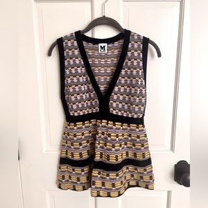 M by Missoni knit sleeveless top 40